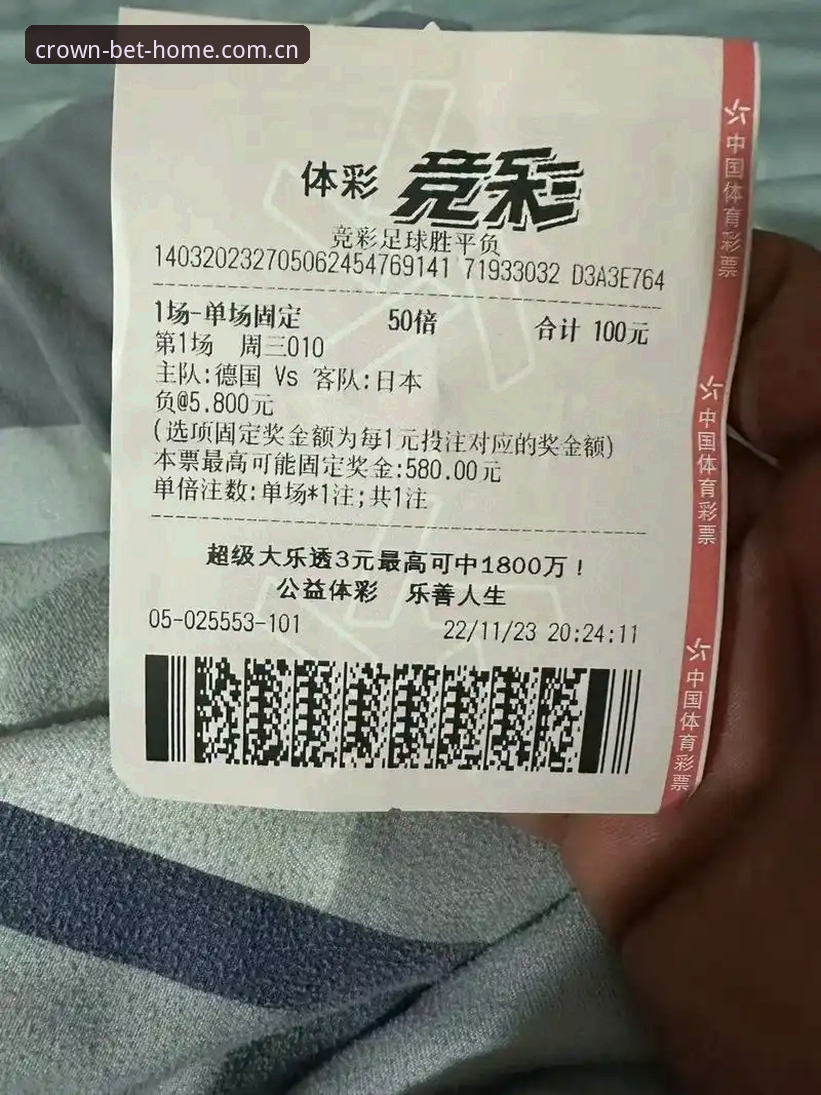 皇冠体彩足球竞猜新手操作指南
